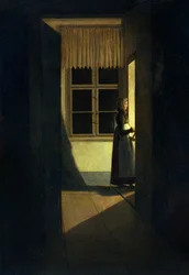 La femme au chandelier